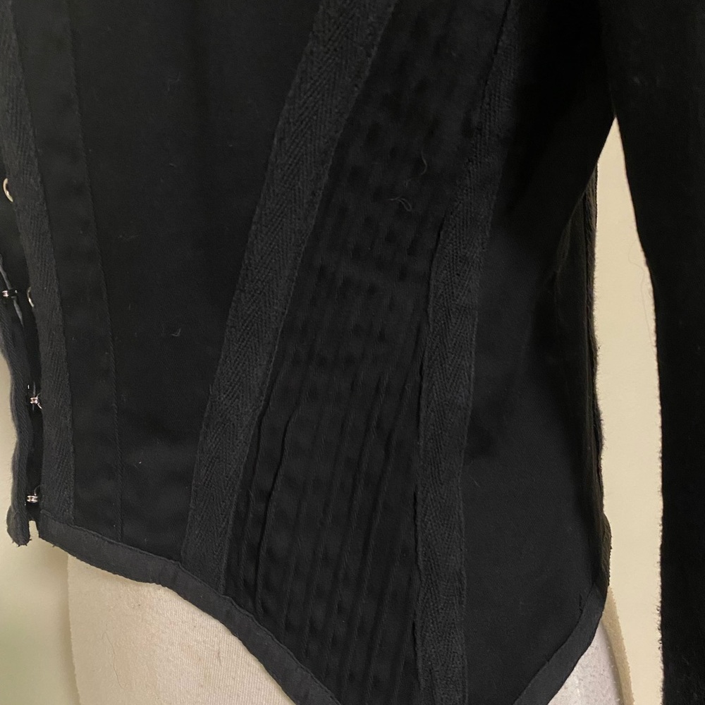 Blue Juice size 14 Black Sculptured Jacket - Picture 7 of 13